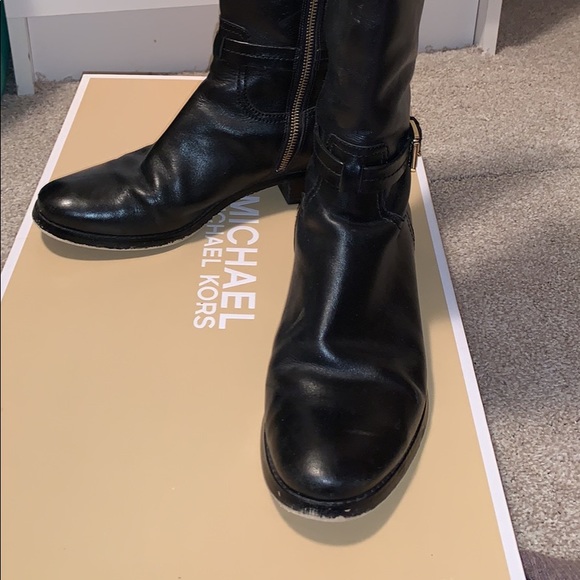 Michael Kors Stockard Leather boot black & brown - Picture 4 of 10